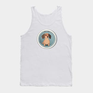 Dachshund sticker Tank Top